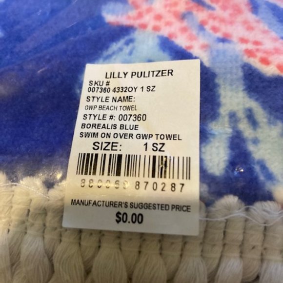 Lilly Pulitzer beach towel - Picture 3 of 4